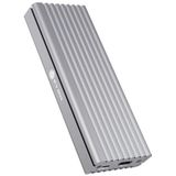 ICY BOX - SSD M.2 NVMe Behuizing - USB 3.1 Gen2 - Zilver - Aluminium