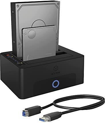 Icy Box - HDD Docking Station - Accessoires - Zwart - USB 3.0