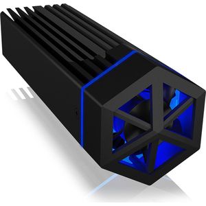 Icy Box - IB-1823MF-C31 - Harddisk Behuizing - Zwart - M.2