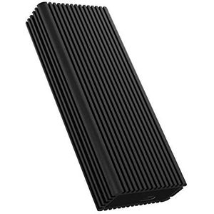 ICY BOX - 60729 - M.2 NVMe Behuizing - Zwart - Aluminium - USB 3.2 Gen 2x2