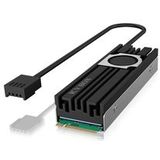 ICY BOX - Koellichaam IcyBox SSD M.2 IB-M2HSF-703 - 2280 - Aluminium - Inclusief Warmtegeleidingspads