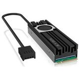 ICY BOX - Koellichaam IcyBox SSD M.2 IB-M2HSF-703 - 2280 - Aluminium - Inclusief Warmtegeleidingspads