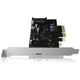 Icy Box - IB-PCI1901-C32 - PCIe USB 3.2 Controller Kaart - Zwart - Aluminium