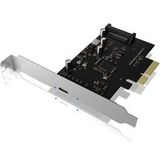 Icy Box - IB-PCI1901-C32 - PCIe USB 3.2 Controller Kaart - Zwart - Aluminium