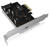 Icy Box - IB-PCI1901-C32 - PCIe USB 3.2 Controller Kaart - Zwart - Aluminium