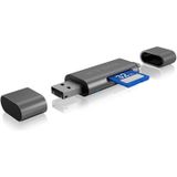 RAIDSONIC ICY BOX SD/MicroSD USB 3.0 Card Reader mit Type-C/-A/microB und OTG