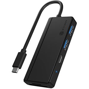 ICY BOX USB 3.0 HUB - Kaartlezer - USB-C - Mini-Dockingstation