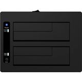 ICY BOX IB-127CL-U3 USB 3.2 Gen 1 (3.1 Gen 1) Type-B Zwart