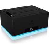 ICY BOX IB-127CL-U3 USB 3.2 Gen 1 (3.1 Gen 1) Type-B Zwart