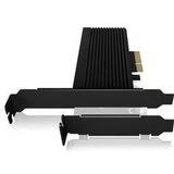 Icy Box - IB-PCI208-HS - Storage Controller - Zwart - Aluminium