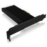 Icy Box - IB-PCI208-HS - Storage Controller - Zwart - Aluminium