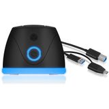 ICY BOX IB-1124L-C3 USB 3.2 Gen 1 (3.1 Gen 1) Type-B Zwart