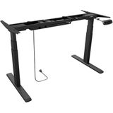 ICY BOX Zit-sta-bureauframe Elektrisch in hoogte verstelbaar Hoogte: 620 tot 1280 mm (b x d) 1700 mm x 300 mm IB-EW205B-T 60866