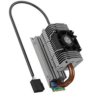 RaidSonic - ICY BOX IB-M2HSF-705 - Koeler - Zilver - Koper en Aluminium