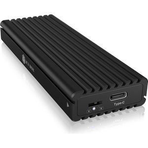 Icy Box - IB-1817MCT-C31 - USB 3.2 Type-C M.2 NVMe SSD Behuizing - Zwart