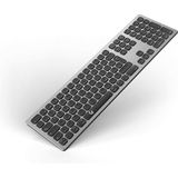 KeySonic KSK-8023BTRF toetsenbord Universeel Bluetooth QWERTZ Duits Antraciet, Zwart