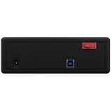 Icy Box - IB-525-U3 - Harddisk Behuizing - Zwart - Aluminium