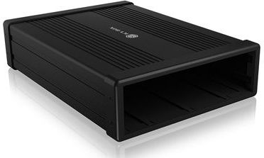 Icy Box - IB-525-U3 - Harddisk Behuizing - Zwart - Aluminium