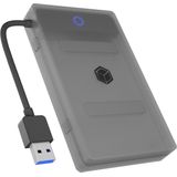 Icy Box - IB-AC603b-U3 - Adapter voor 1x 2,5" HDD / SSD - USB-A 3.2