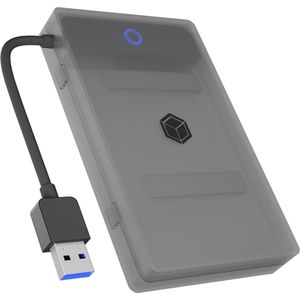 Icy Box - IB-AC603b-U3 - Adapter voor 1x 2,5" HDD / SSD - USB-A 3.2