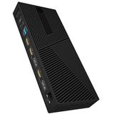 ICY BOX IB-DK2246AC Bedraad USB 3.2 Gen 2 (3.1 Gen 2) Type-A Zwart