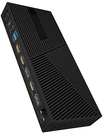 ICY BOX IB-DK2246AC Bedraad USB 3.2 Gen 2 (3.1 Gen 2) Type-A Zwart