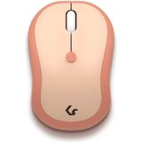 KeySonic KSKM-5200M-RF toetsenbord Inclusief muis Kantoor RF Draadloos QWERTZ Duits Beige, Bruin, Roze