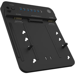 ICY BOX IB 2915MSCL USB C USB (Gen 2).2 PCIe NVMe,.2 SATA, SATA I, SATA II, SATA III Harde schijf kopieerst