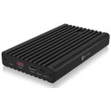 Icy Box - IB-2817MCL-C31 - Harddisk Behuizing - Zwart - Aluminium