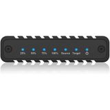 Icy Box - IB-2817MCL-C31 - Harddisk Behuizing - Zwart - Aluminium