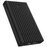 Icy Box - IB-2817MCL-C31 - Harddisk Behuizing - Zwart - Aluminium