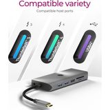 ICY BOX USB-C Docking Station - USB 3.2 Gen 1 - Grijs