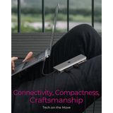 ICY BOX USB-C Docking Station - USB 3.2 Gen 1 - Grijs