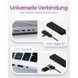 ICY BOX - IB-HUB1424-C3 - USB 3.0 HUB - 4 x USB-A-poorten - Zwart - Robuust Ontwerp