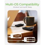 ICY BOX - Dockingstation - NVMe M.2 SSD en SATA - USB-C 3.2 Gen2x1 - Zwart