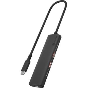 Icy Box - IB-HUB1437-CPD - Docking Station - Zwart - USB-C, 4 Havens