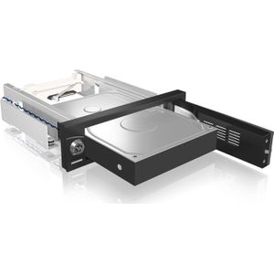 ICY BOX IB-168SK-B, Wechselrahmen, 1x 3,5 SATA I-III HDD zu 1x SATA Host 5.25 inch HDD-inbouwframe