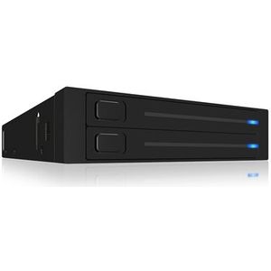 ICY BOX IB-2226STS 8,89 cm (3.5") Opslagschijflade Zwart