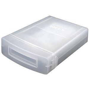 Icy Box IB-AC602a beschermende behuizing voor harde schijf 3,5 inch transparant