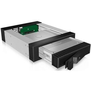 ICY BOX IB-129SSK-B 13,3 cm (5.25") Bezelplaat Zwart