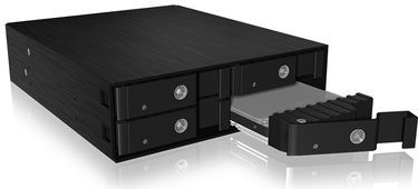 ICY BOX IB-2240SSK 13,3 cm (5.25") Opslagschijflade Zwart