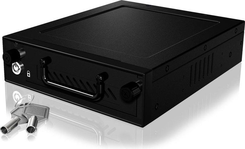 RaidSonic IB-148SSK-B drive bay panel Zwart