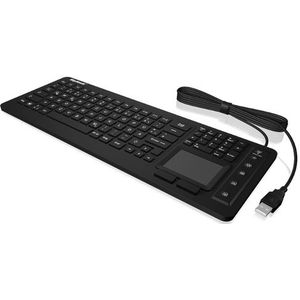 KeySonic KSK-6231INEL toetsenbord USB QWERTZ Zwitsers Zwart