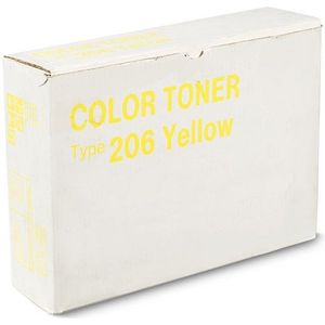 Ricoh type 206 toner cartridge geel (origineel)