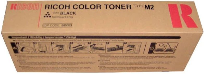 Ricoh - M2 - Toner - Zwart - Geschikt voor Aficio 1224C en 1232C