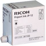Ricoh Type JP12 zwart (817104) - Inktcartridge - Origineel