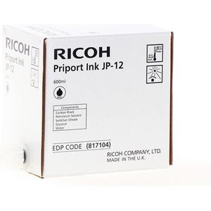 Ricoh - JP12 - Navulinkt - Zwart - 600 ml - 1 stuk