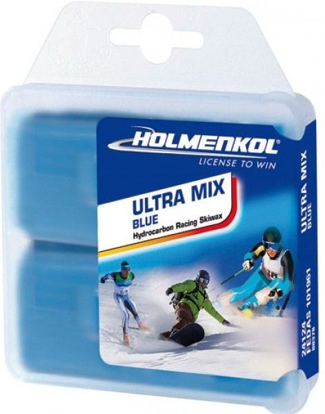 Holmenkol Unisex – volwassenen Ultramix Blue – 2 x 35 g
