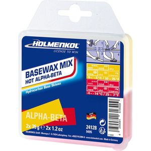 Holmenkol Worldcup Mix wax hot yellow-red 2x35 gram