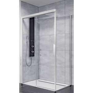 Ben IMotion zijwand rechts t.b.v. schuifdeur 90x206cm chroom/helder glas